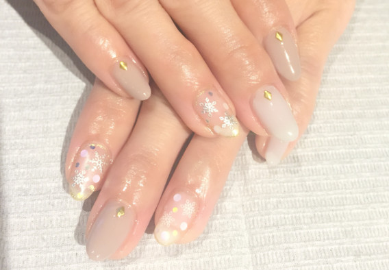 冬ネイル Tram Nail