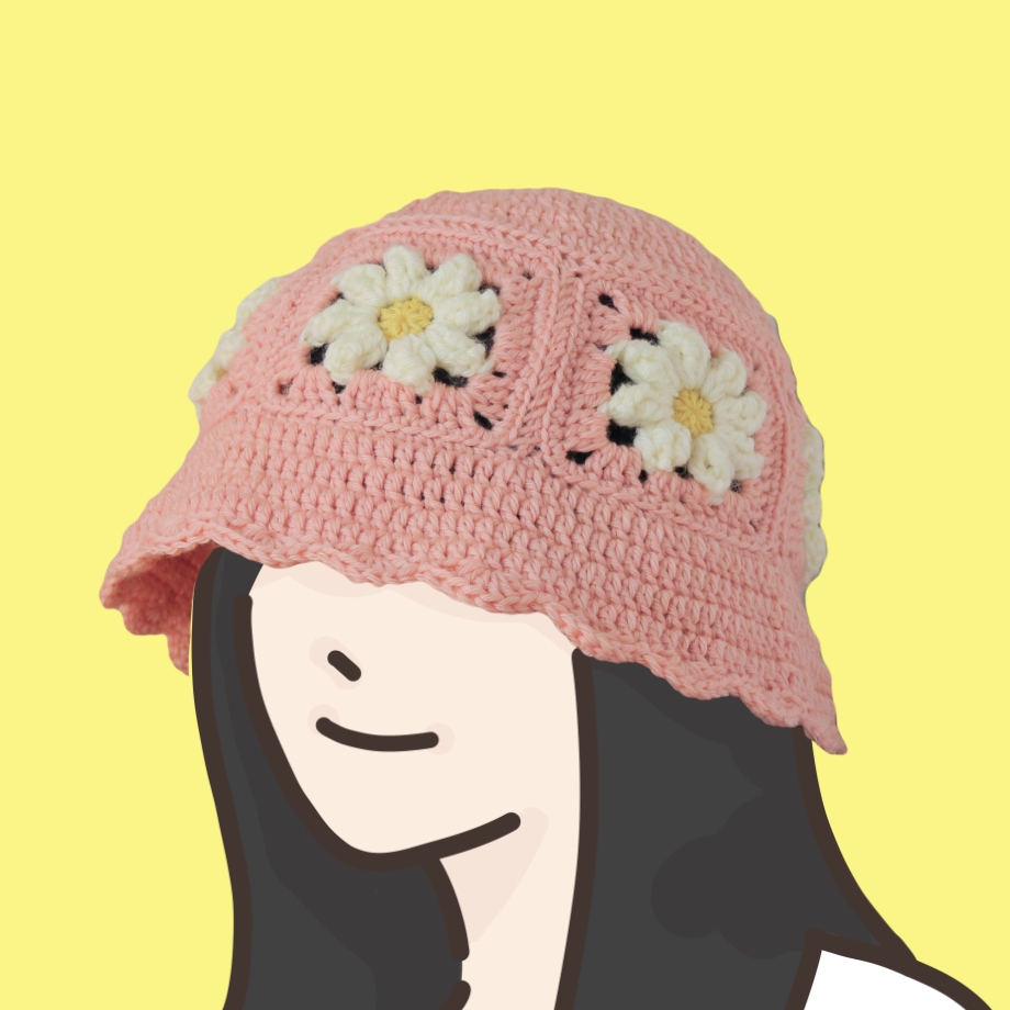 お花モチーフのバケットハット【大人用】 | mochida akari