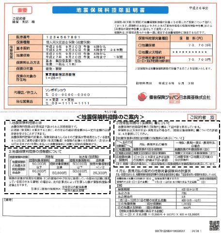 地震保険料控除証明書 アーク保険事務所 アーク通信