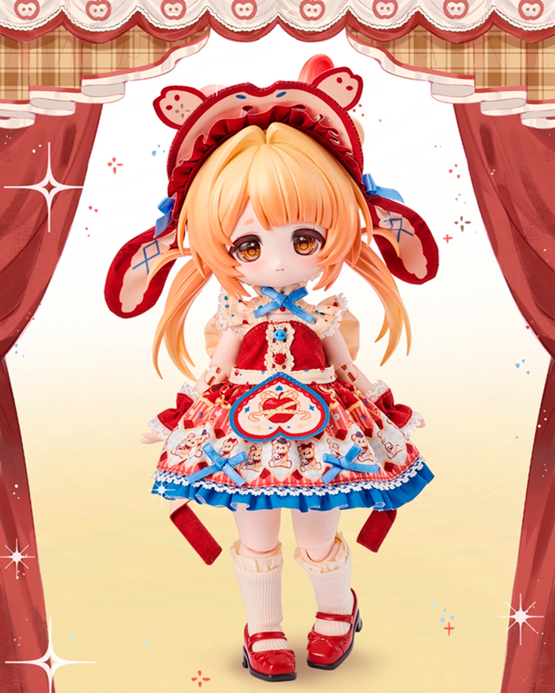COME4FREE Bonnie × DollybirdコラボBJD「アップルパフ」 | Japanese