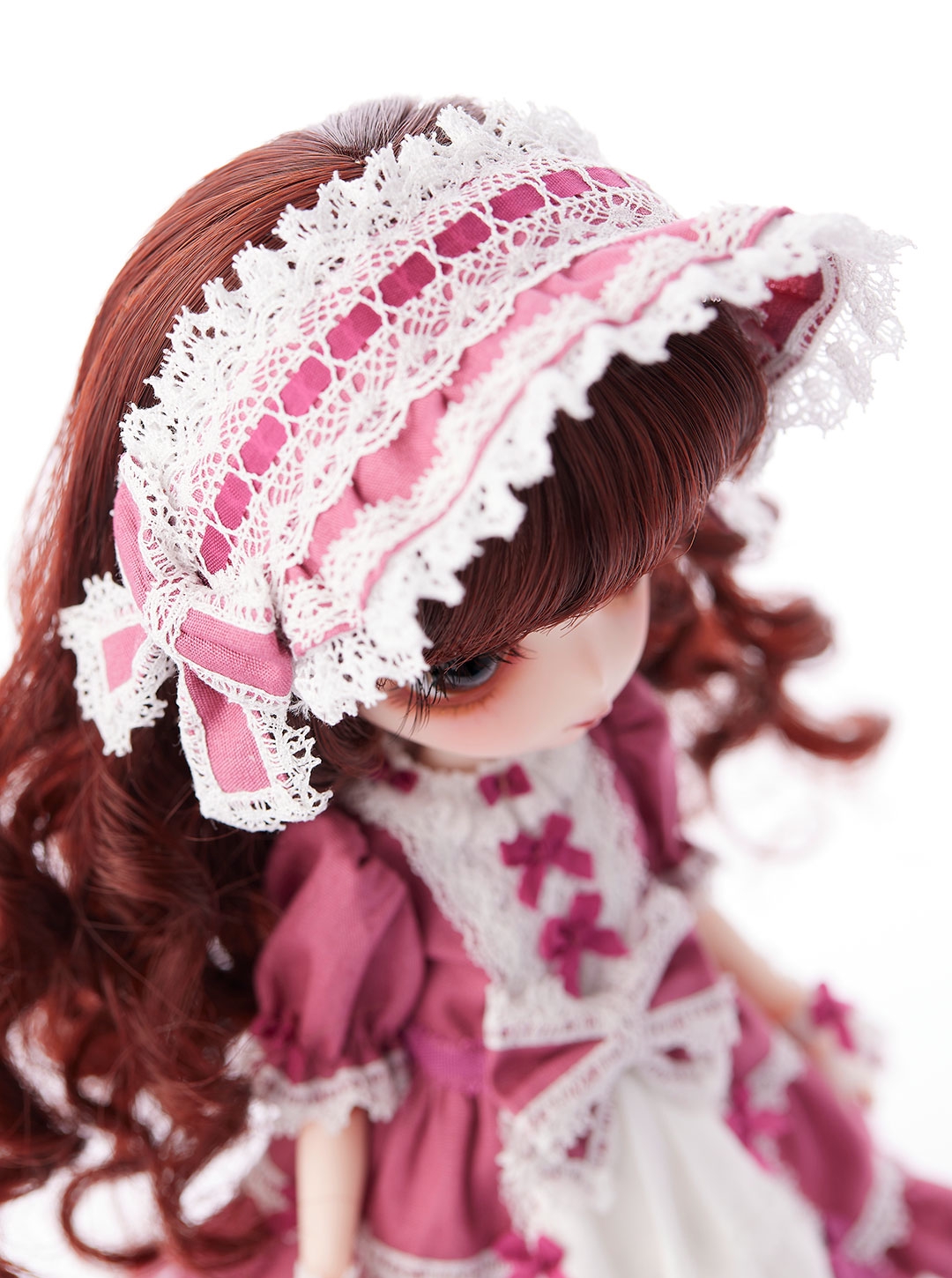 国内作家shamoko様作　ハンドメイド　アートドール こちらも繊細なレースドール 山本智子さんの作品は、お顔が
