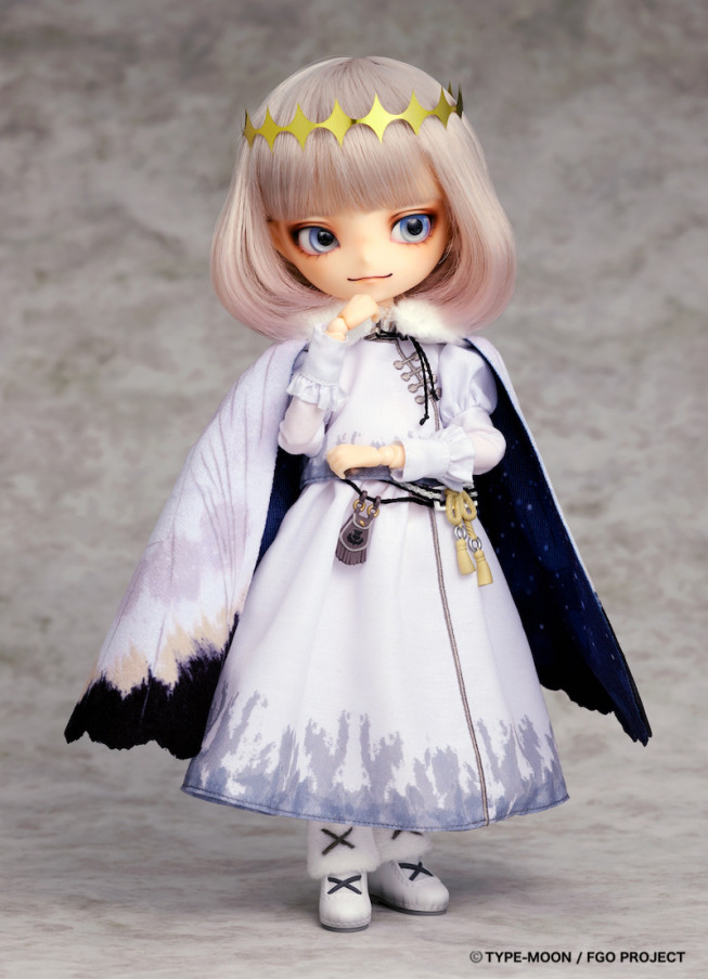 アネッタドール金髪ツインテールの花柄ドール 大きから