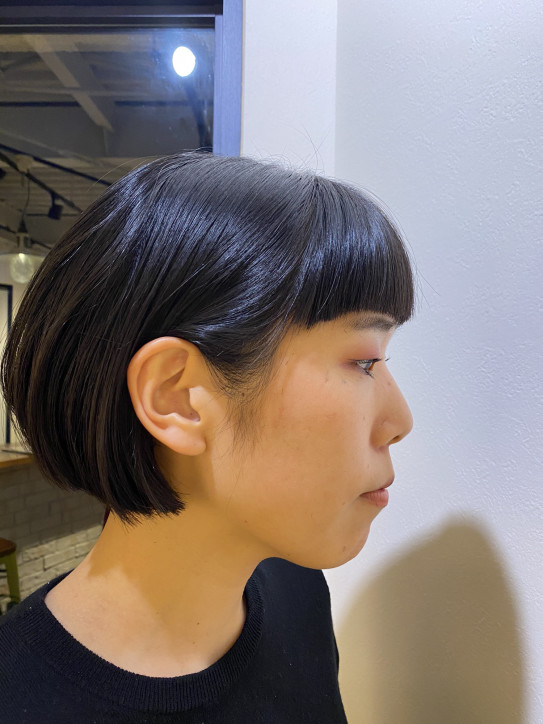 ワイドバンクと個性的なボブ Canvas