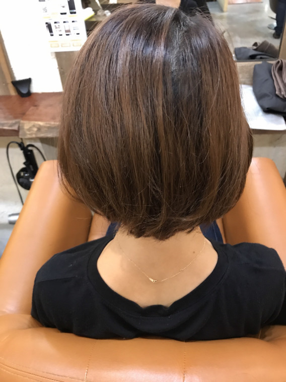 ショートボブ 外国人風ハイライト Eiichi Nakayama S Ownd