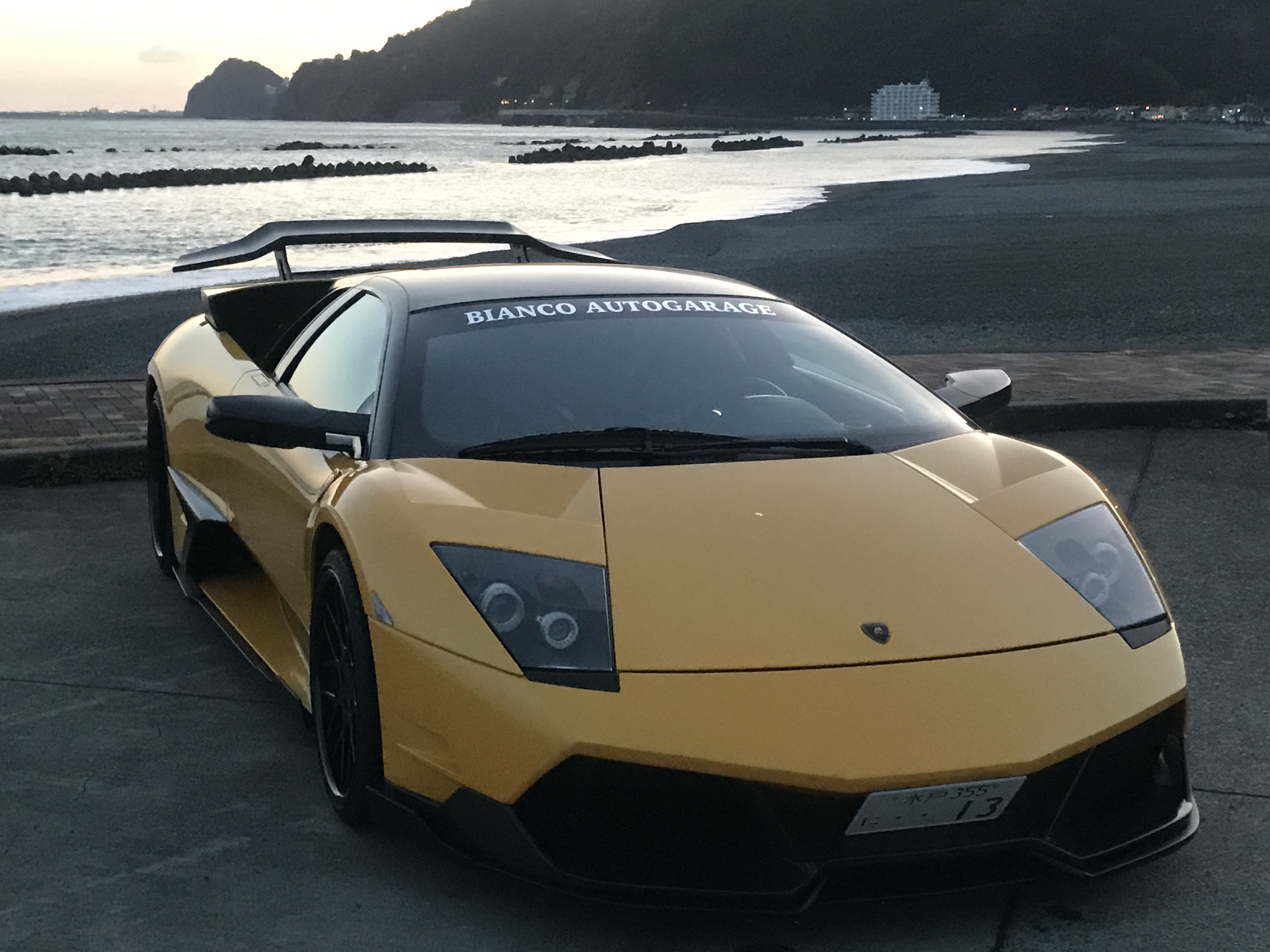 京商 dnano ランボルギーニ ムルシェラゴ　LP640 パールイエロー ランボルギーニ ムルシエラゴ 2001年モデル LP670-4 スーパー