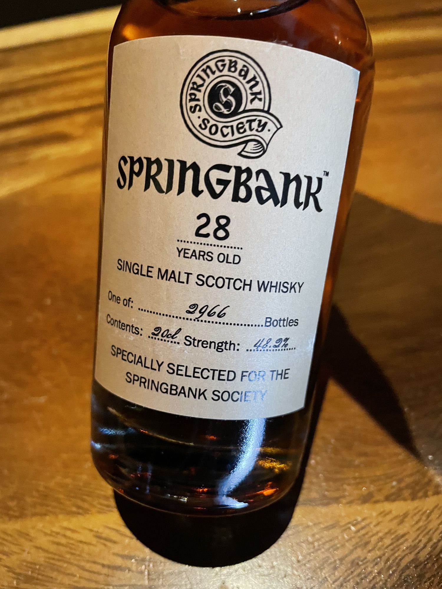 スプリングバンク28年 価格はASK | BAR NON Peat