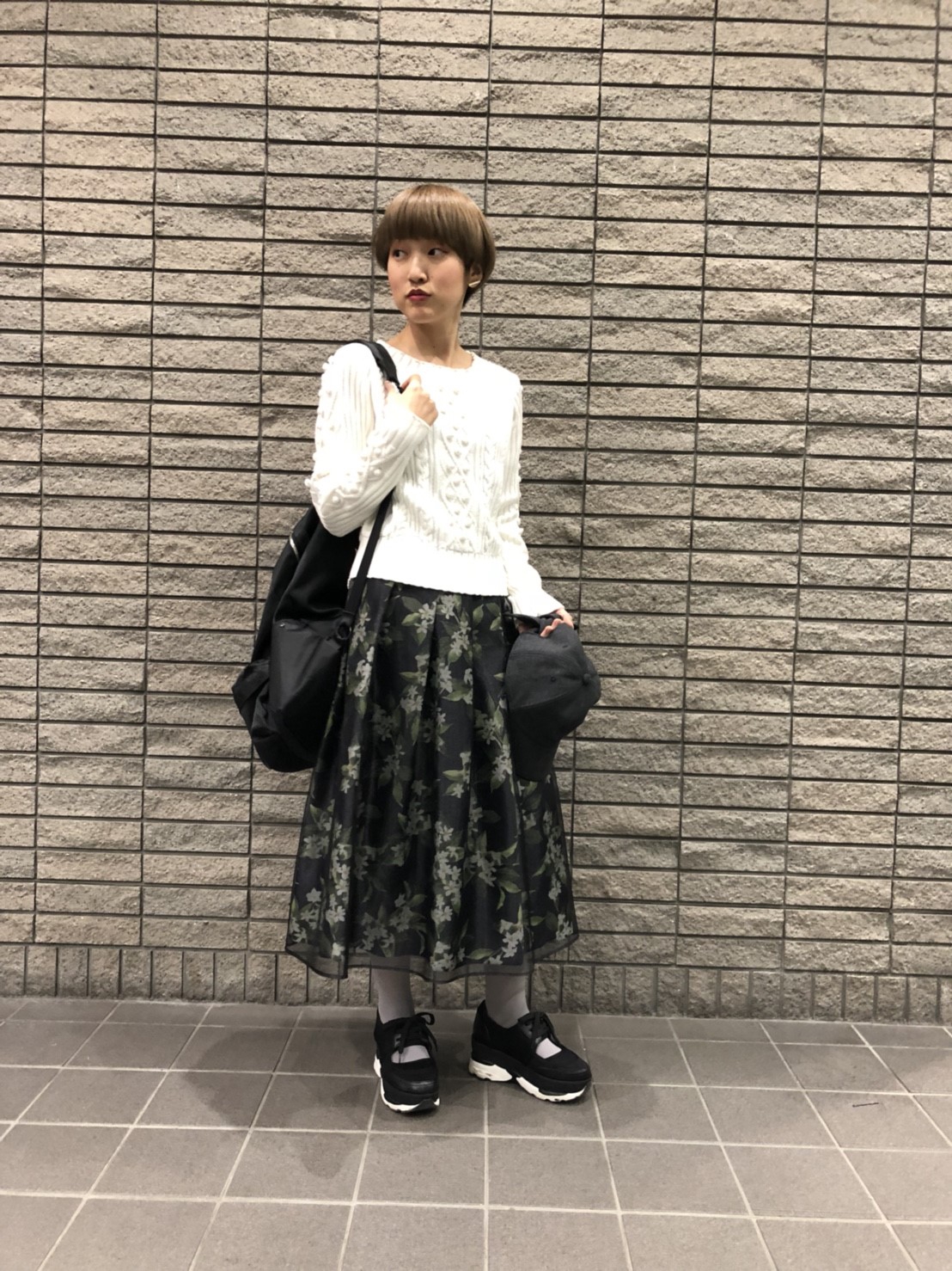 LoisCRAYON【新品未使用】オーガンジースカート(白)