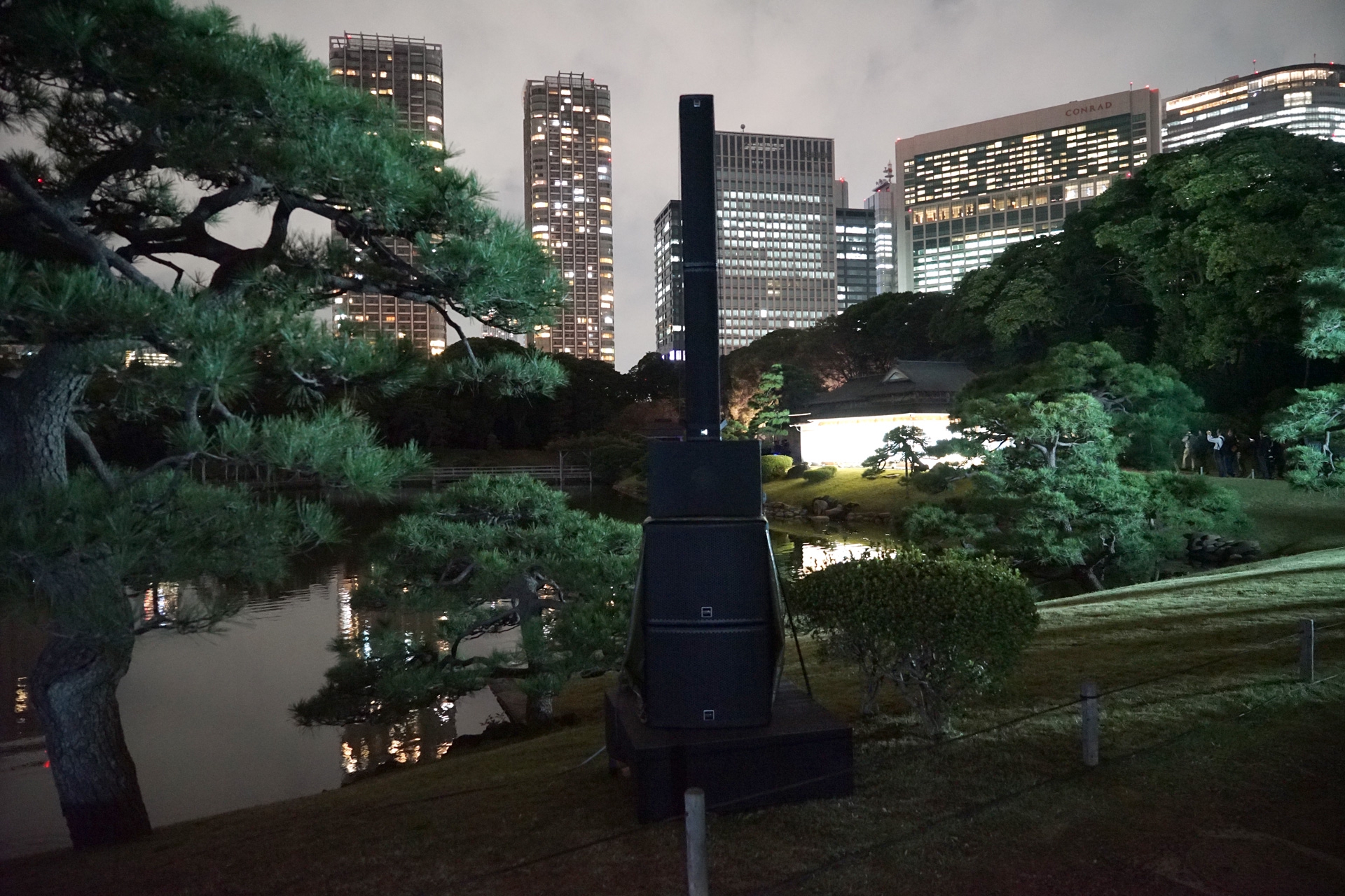 東京150年祭に技術協力。浜離宮で初音ミクのプロジェクション