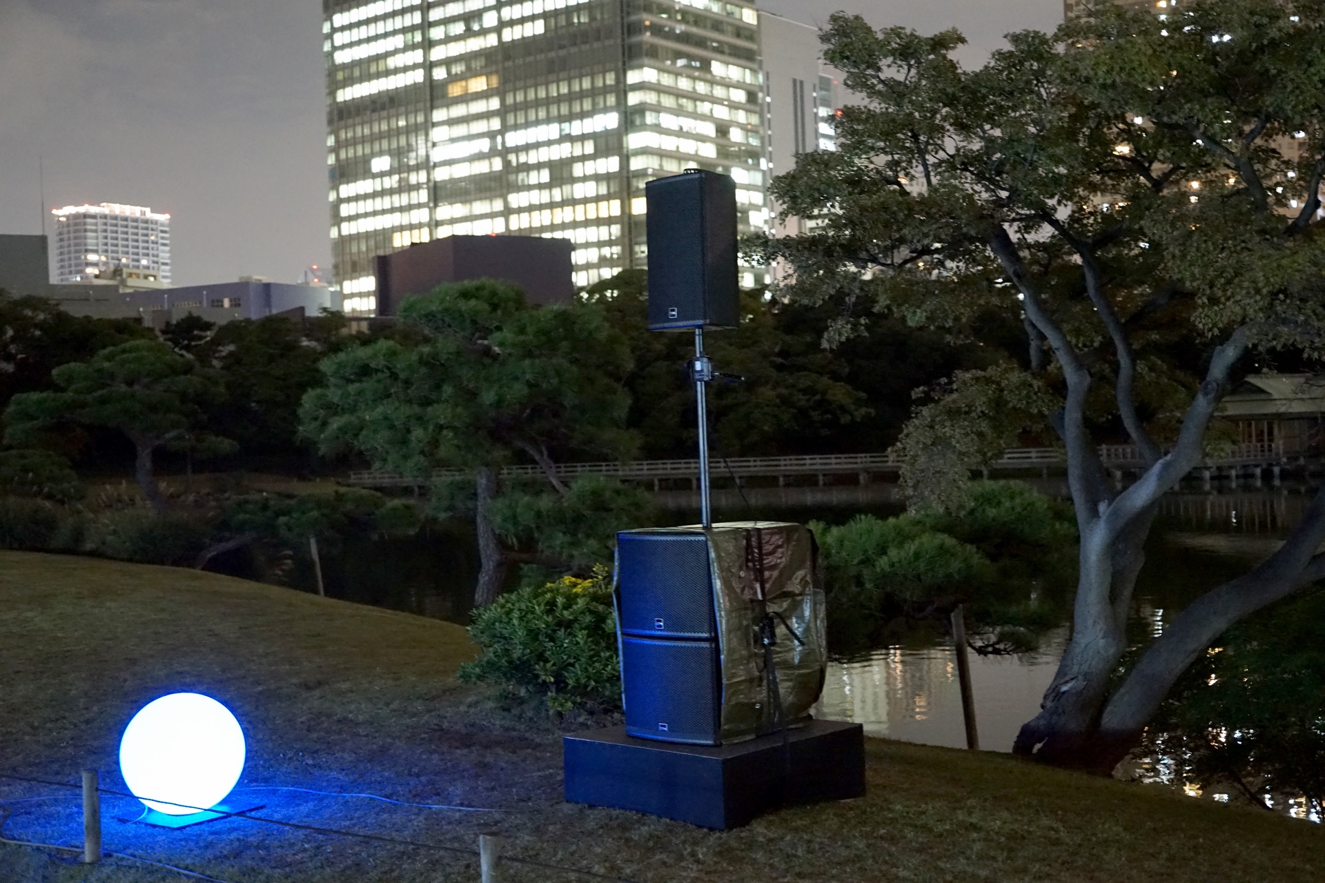 東京150年祭に技術協力。浜離宮で初音ミクのプロジェクション