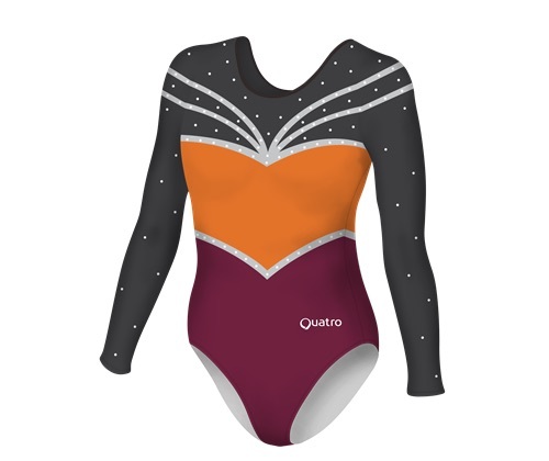 【値下げしました】Quatro レオタード ALAサイズ オレンジ・紫・黒 値下げしました】Quatro レオタード ALAサイズ オレンジ・紫・黒