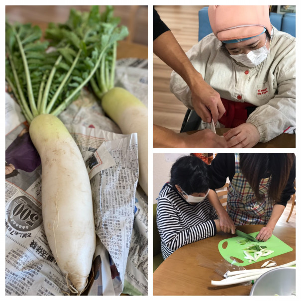冬の野菜 大根 Npo法人 生活支援ネットワークこもれび
