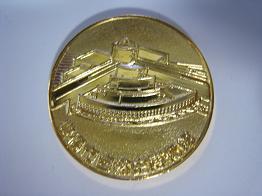 自然史博物館 メダル 楕円形