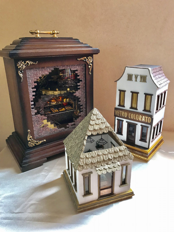 新宿京王百貨店ドールハウス展出展ワークショップあり Bambi バンビ Miniature Dollhouse