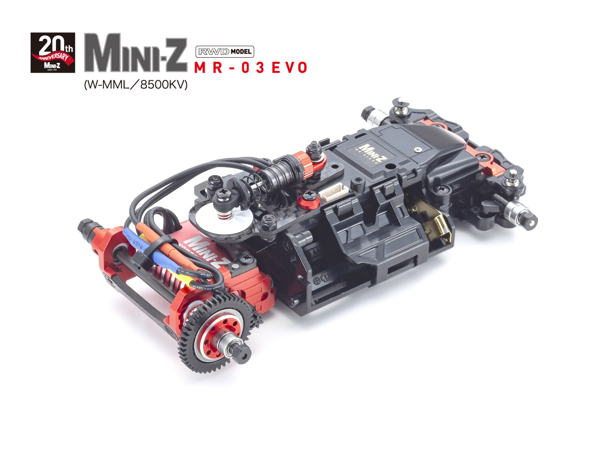 レア】京商 Mini-z ミニッツ MR-03 EVO 20th Anniversary CHASSIS SET