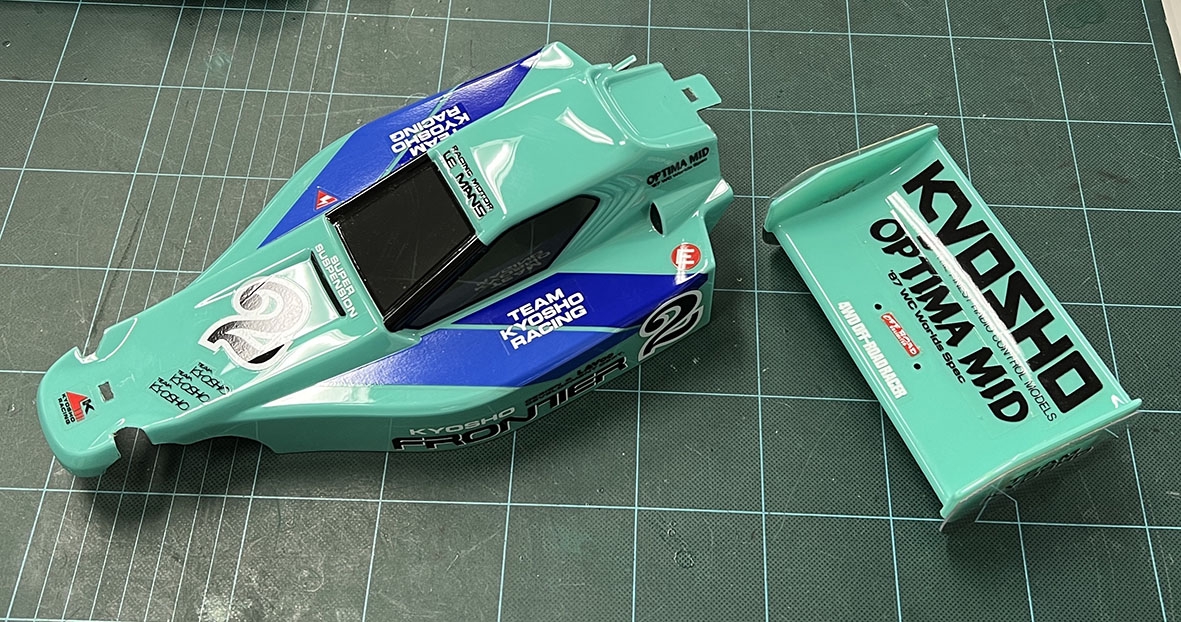 オプティマミッド ´87世界戦スペックを塗ってみました！ | KYOSHO RC BLOG