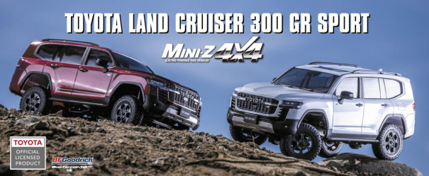 ミニッツ4×4 トヨタ ランドクルーザー 300 GR SPORTのご紹介 