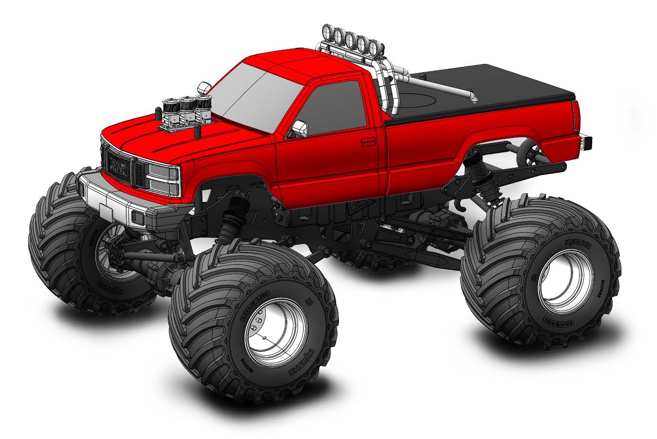 京商 USA-1 スペアボディ付き 1/8 The Older KYOSHO USA-1 Nitro Crusher Driven! 古い方の 京