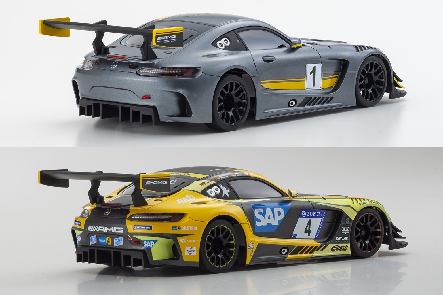 京商 ミニッツRWD レディセット メルセデス-AMG GT3 No.4 24H+