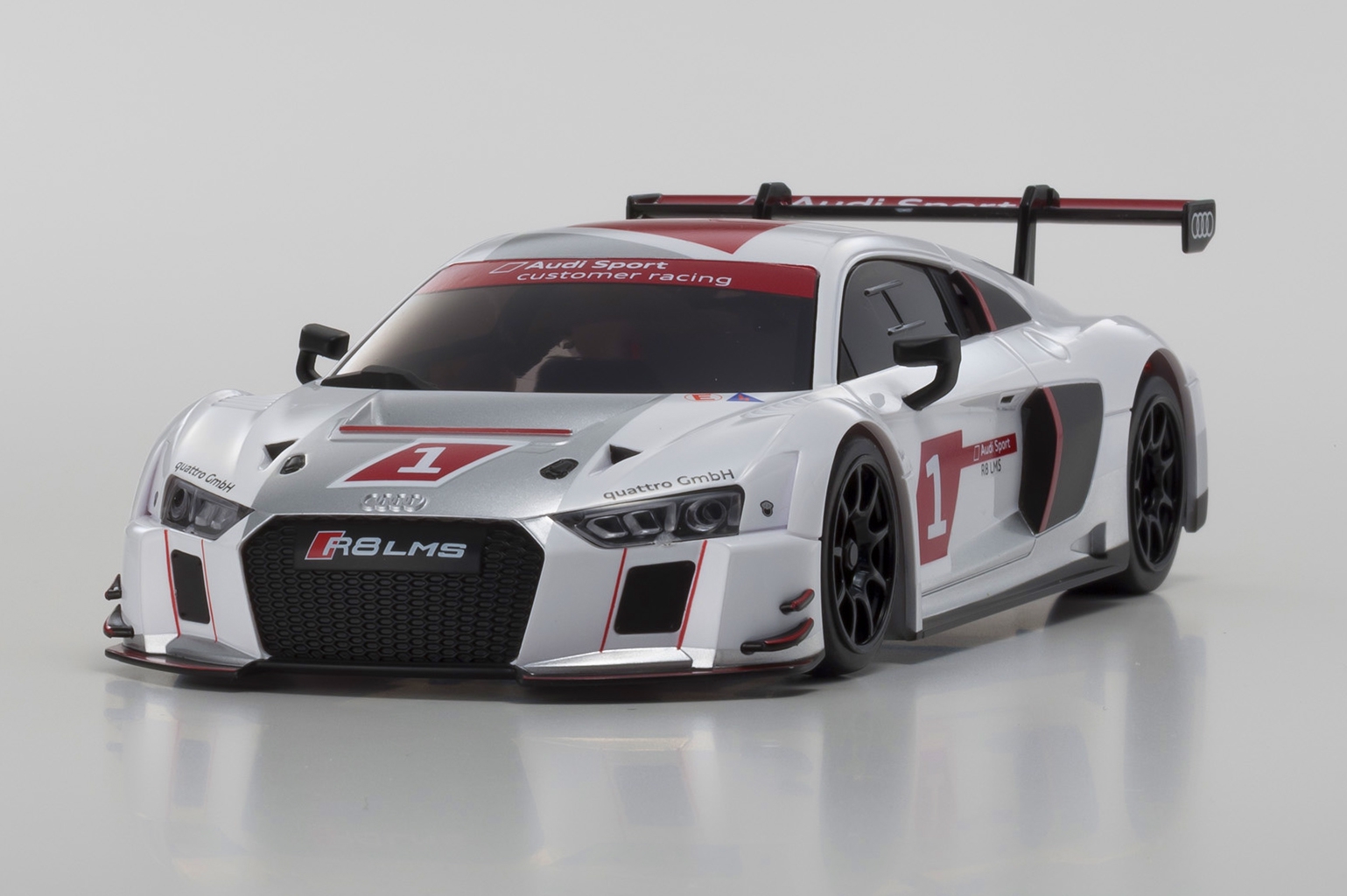 京商 ミニッツRWDシリーズ レディセット Audi R8 LMS 2015 White 32344AS