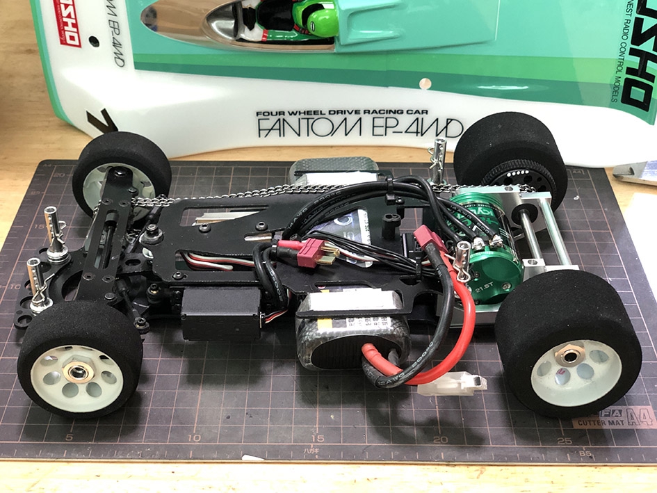 京商 ファントム EP 4WD ＋ESC ＋サーボ＋モーター - ホビーラジコン