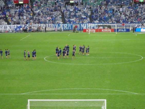 2015 9 3 ｗ杯二次予選日本vsカンボジアｈ In埼玉スタジアム2002 Chiquita S Banana