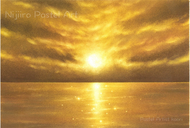 サンセット講座 Nijiiro Pastel Art