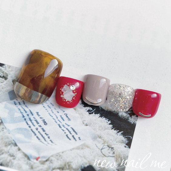 旅行の準備はバッチリ Gotoフットネイル New Nail Me