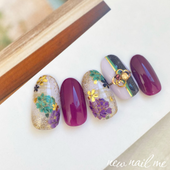 新年初ブログ おすすめ和柄ネイル New Nail Me