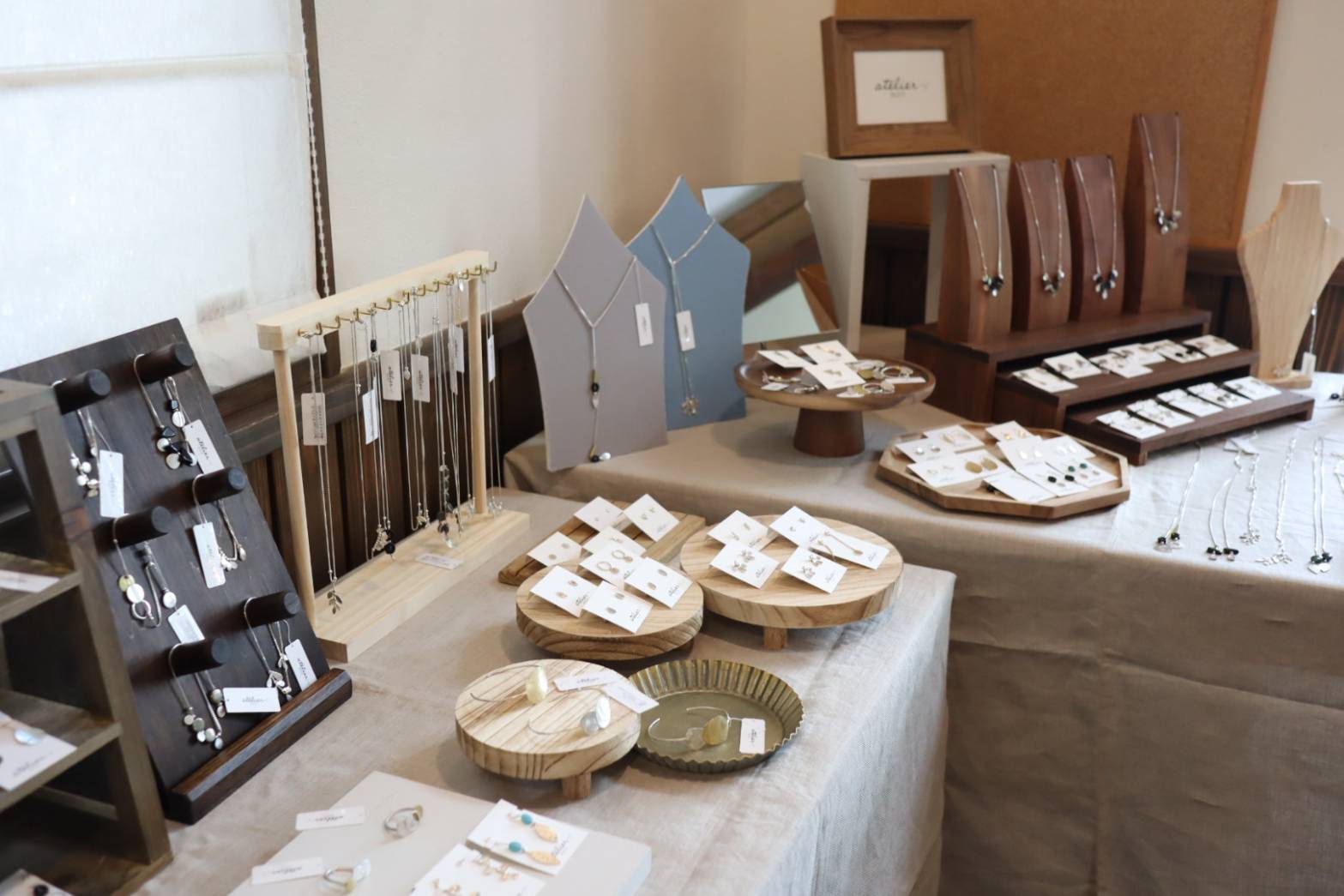 atelier n111シルバーアクセサリー展示販売 | 味覚の学校 ひろしま 和の詩