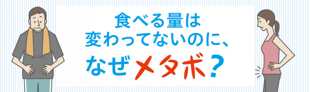 食べる量は変わってないのに なぜメタボ とびうおコレクト