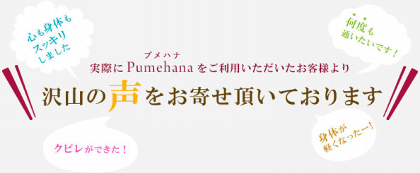 Voice お客様の声 Pumehana プメハナ リンパケア 美肌脱毛