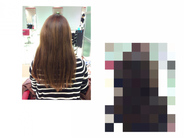 ヘアカラー オリーブグレイ 2回目 のクオリティ 北千住の美容室 ヘアカラー オリーブグレイ 2回目 のクオリティ 北千住の美容室