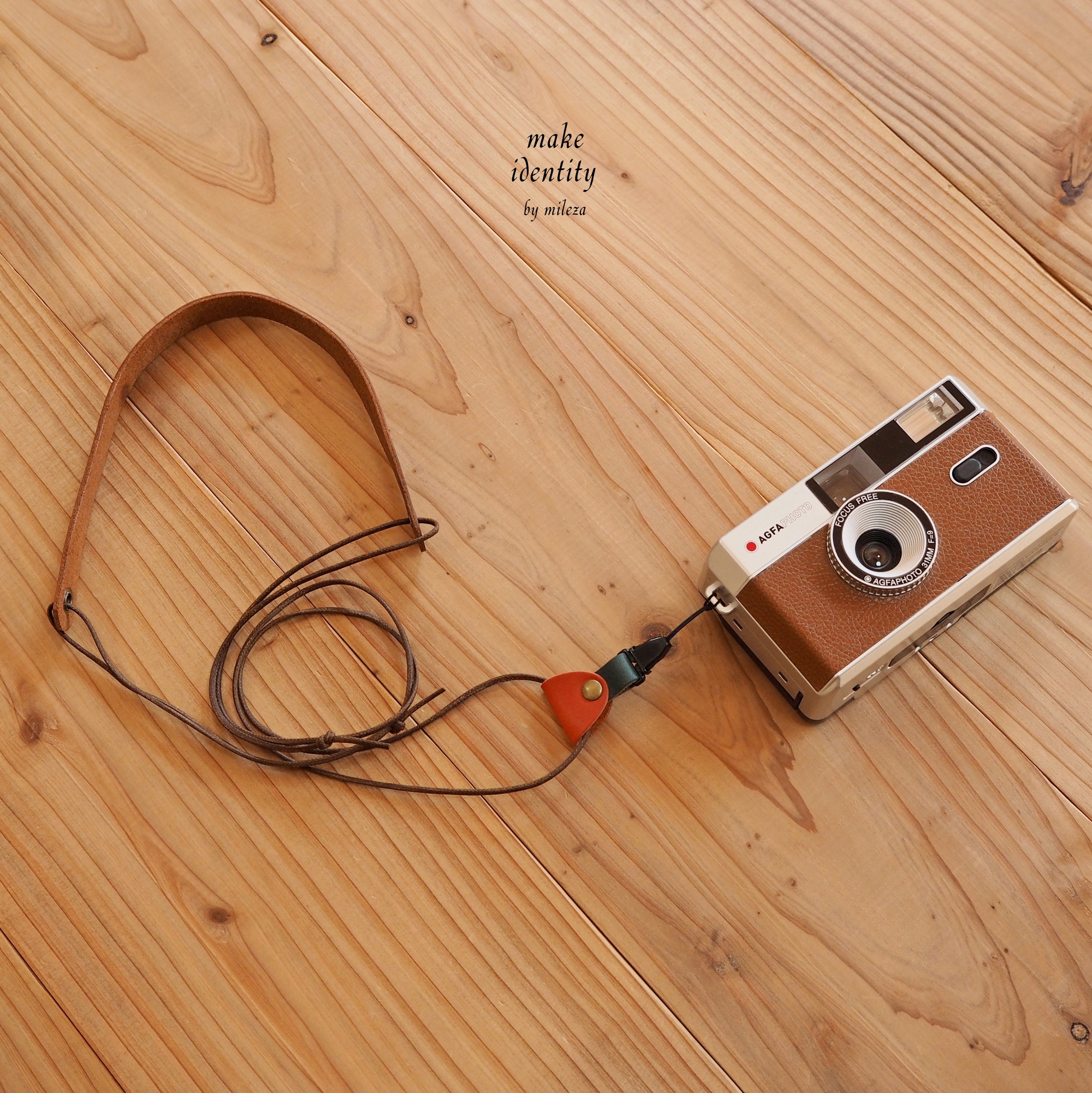 新商品】紐式カメラストラップ for 写ルンです・AUTOHALF e.t.c 