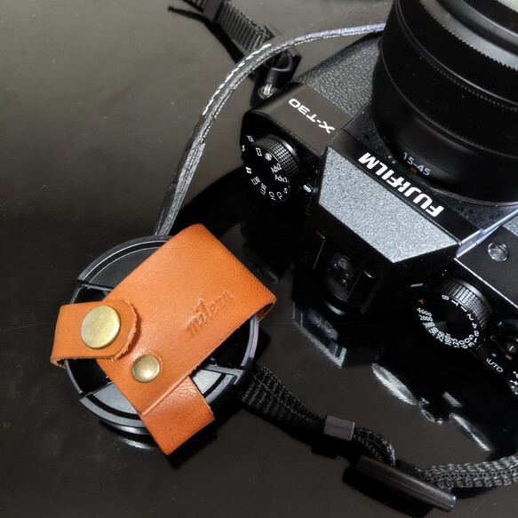 【使用例】レンズキャップホルダー（FUJIFILM XT30） MilezaWorks / ミレザワークス