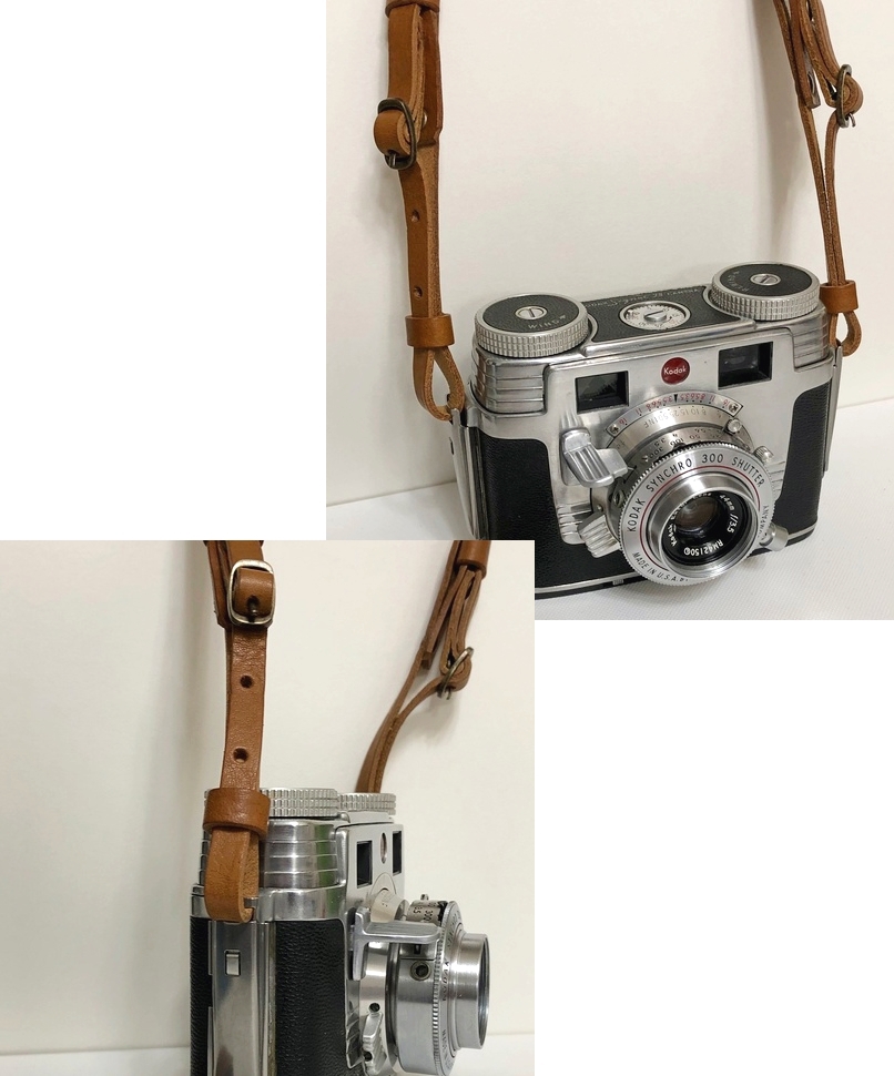 使用例】Classicカメラストラップ（Kodak Signet35） | MilezaWorks