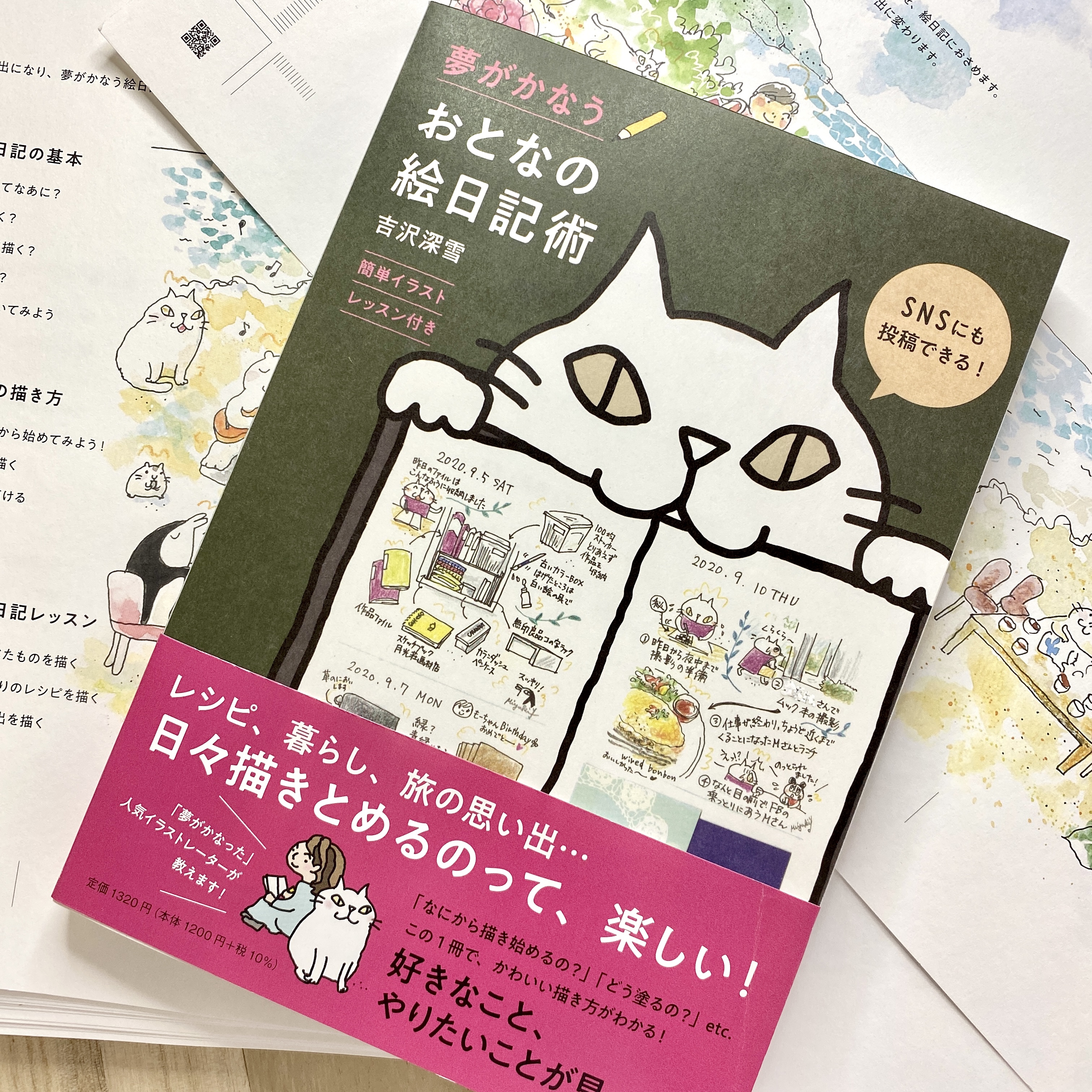 夢がかなう おとなの絵日記術 朝日新聞出版 Miyuki Yoshizawa