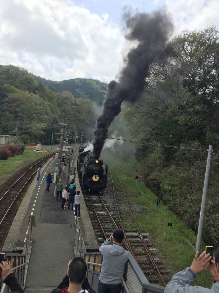 平成30年4月15日slと徳地オムライス 旅とおじさんのつれづれなるままに