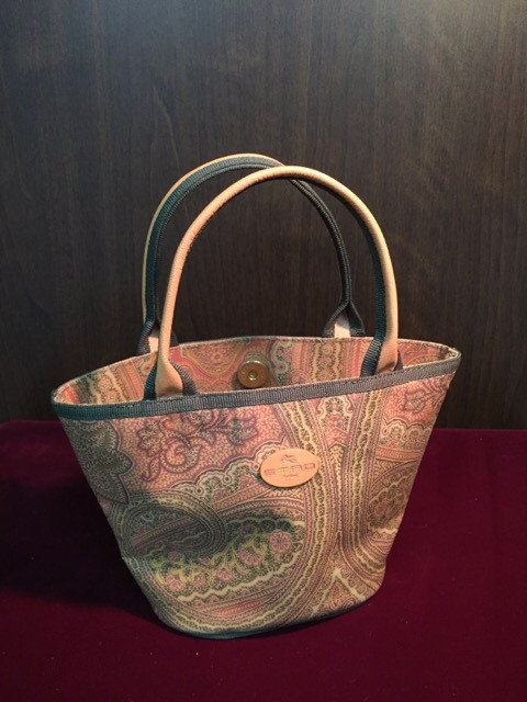エトロ Etro トートバッグ持ち手修理 サブリナシューシャイン公式ブログ