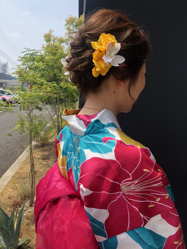 浴衣ヘアアレンジ Buddyhair Frais スタッフblog