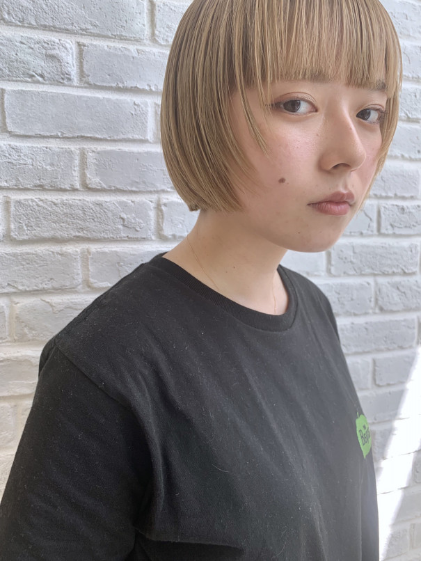 顔周りがポイントコンパクトボブ Buddyhair Frais スタッフblog