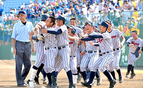 山形県羽黒高校♩野球部の帽子(^^) 山形県代表 羽黒高校｜2018年夏の甲子園出場校のユニフォーム大