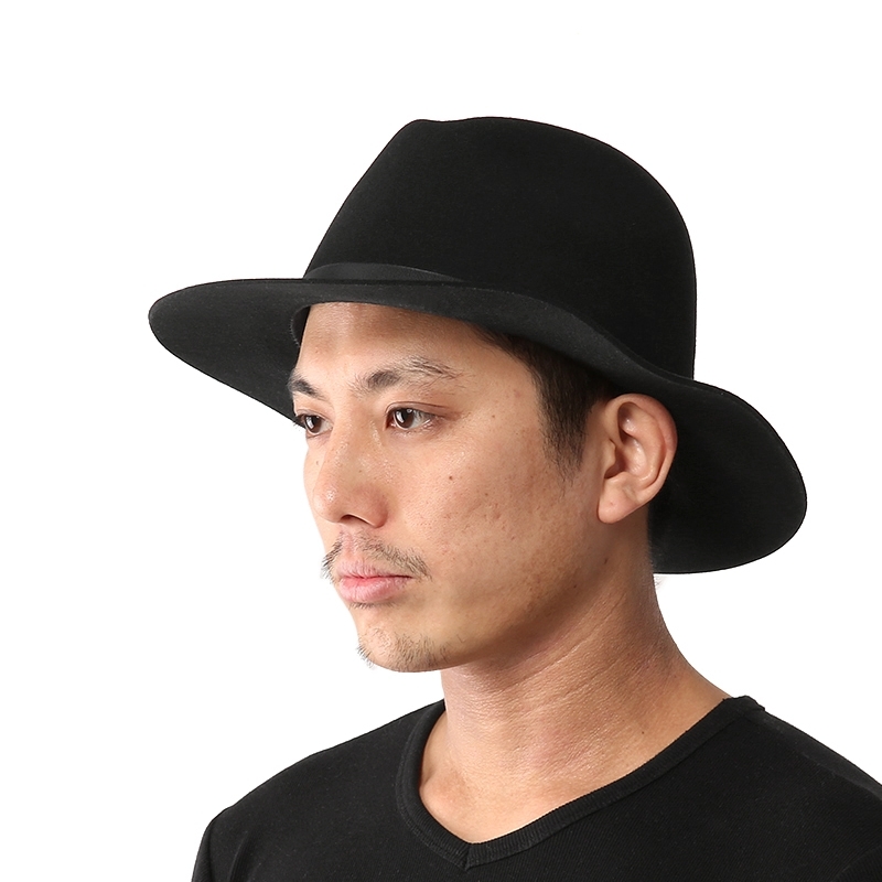 状態良好】NEW YORK HAT ニューヨークハット つば広 ラウンドハット-