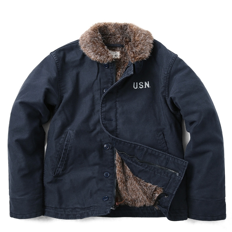 HOUSTON N1デッキジャケット ステンシルモデル