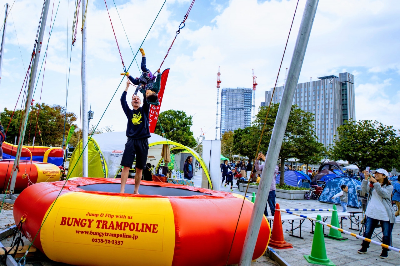 大人気！逆バンジーが再びアクティブキッズフェスタに！ | ACTIVE KIDS FESTA / キッズ向けアーバンスポーツフェスティバル