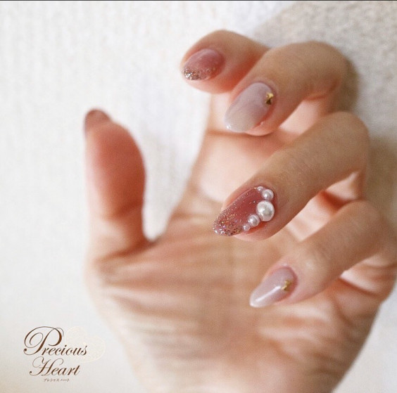 広島ネイル 12月の杉さん ネイル 広島ﾈｲﾙｻﾛﾝ プレシャスハート