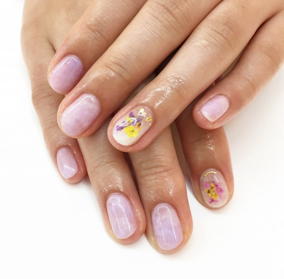 押し花ネイル ネイル アイラッシュbee Spal郡山店 ブログ