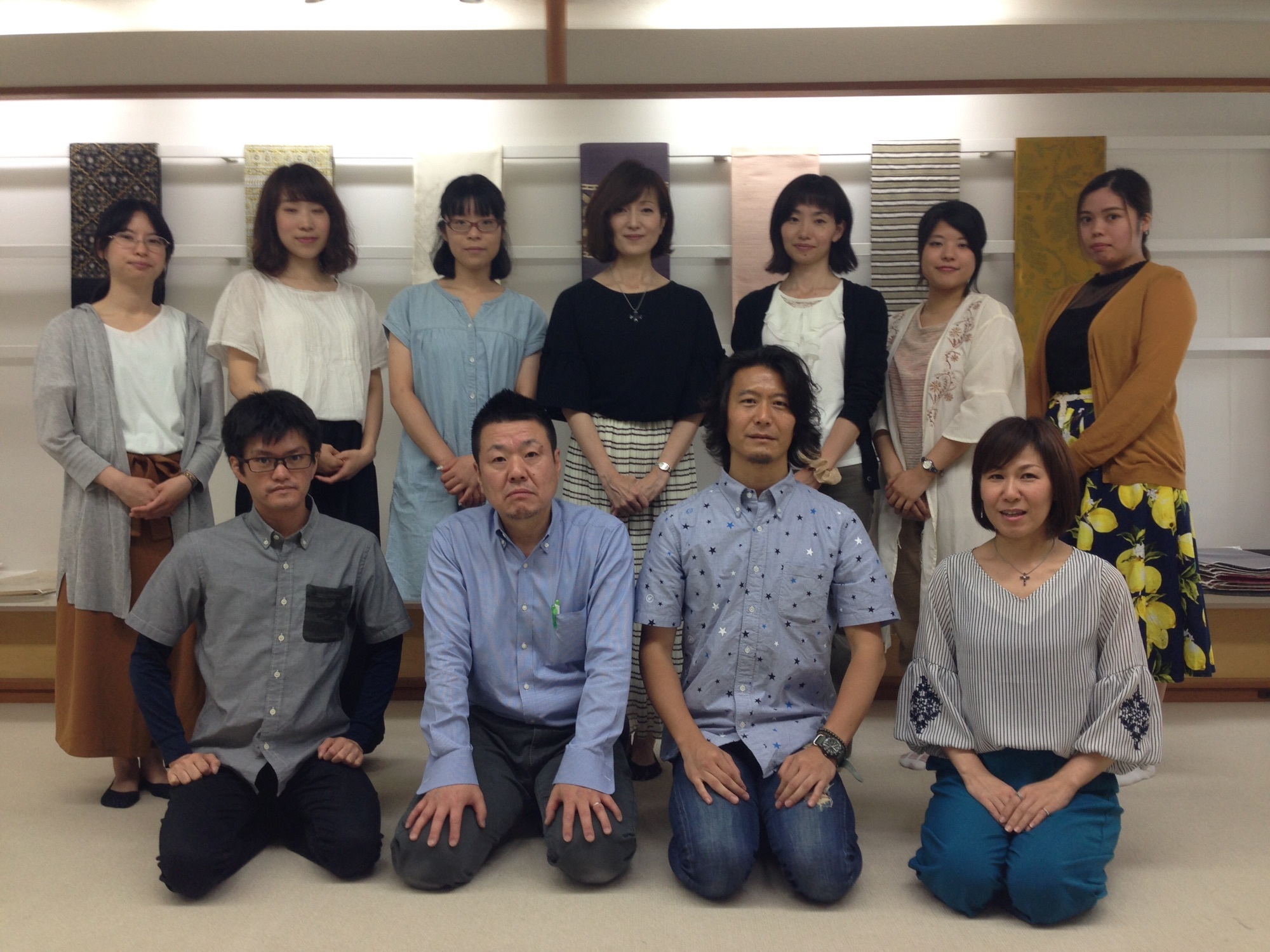 【極美品】京都織染匠「貴久樹」貴久樹オリジナル「ムガシルク」小千谷織 手描き本染 極美品】京都織染匠「貴久樹」貴久樹オリジナル「ムガシルク