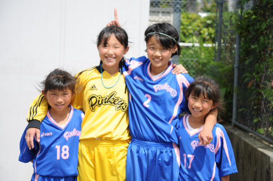 本日は北摂リーグ第3節 小学生女子サッカーチームfc高槻ピンキーズ Since1996