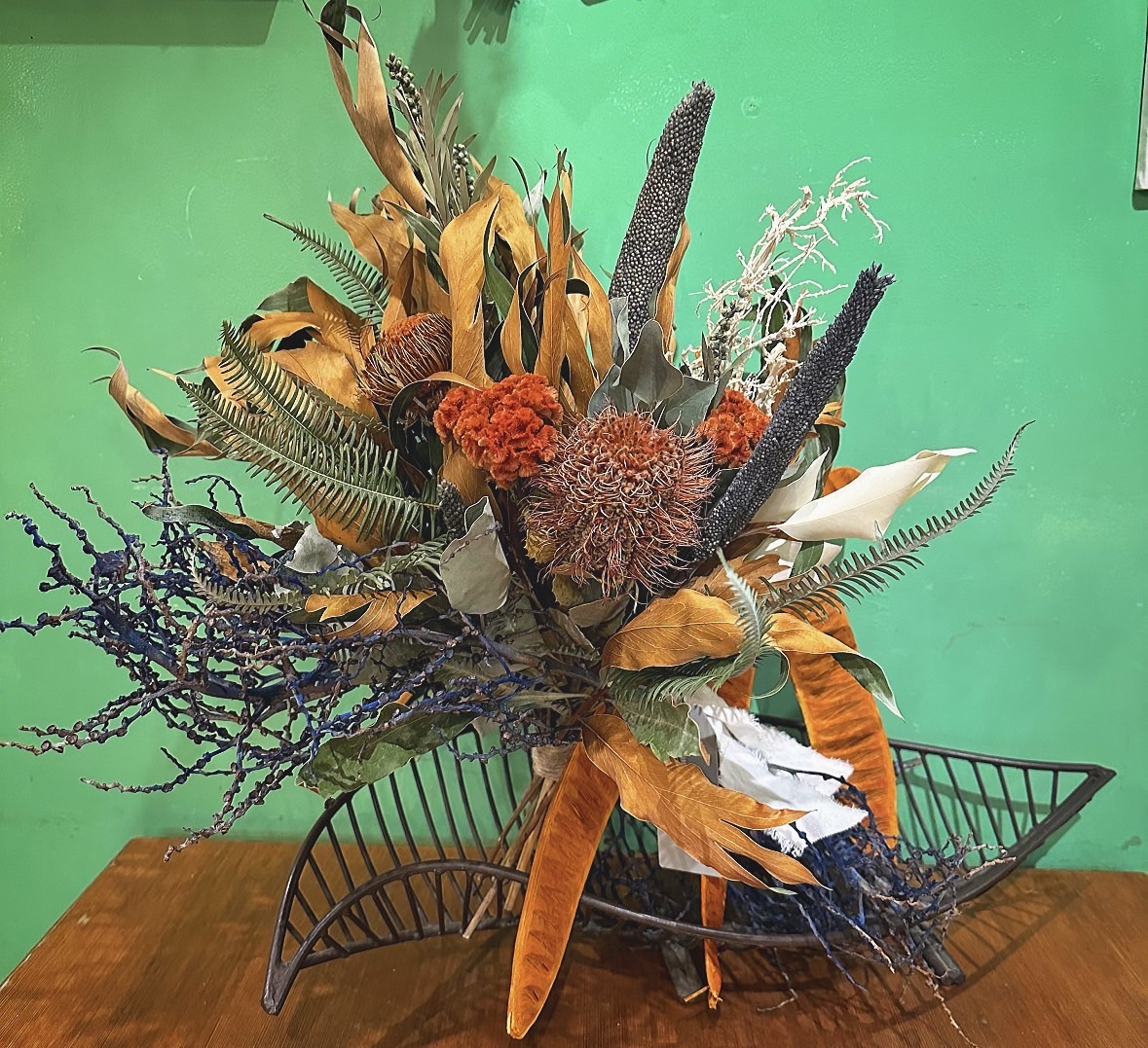 ドライフラワー❇️グレビレアゴールド❣️長め ドライフラワー❇️グレビレアゴールド❣️長め ドライフラワー