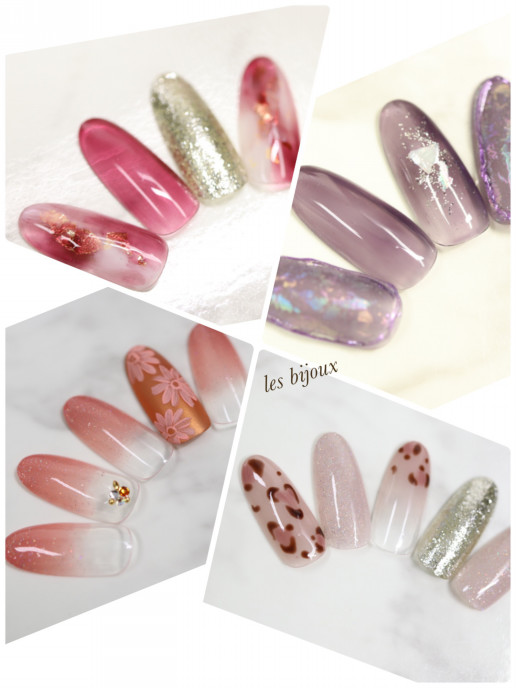 8月シンプルネイルデザイン Les Bijoux 8月シンプルネイルデザイン Les Bijoux